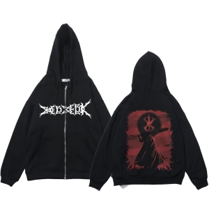 Berserk Fermuar Unisex Hoodie 14618