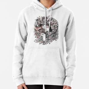 Peacock Samurai Pullover Hoodie 15414