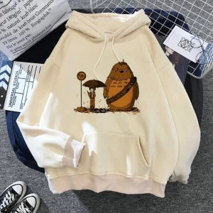 Totoro Kapüşonlu Ghibli Kawaii Hoodie84 14845