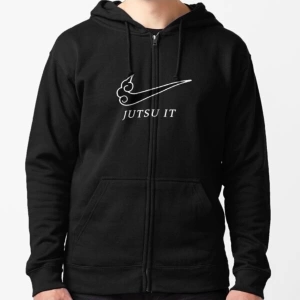 Jutsu It Easy Zipped Hoodie 12840