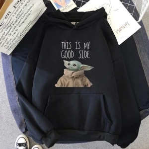Star Wars Good Side Kawaii Yoda Hoodie Kapşonlu 12304