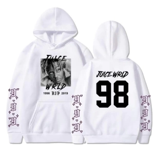 Juice Wrld Baskılı Rapçi Kapüşonlu Hoodies 11536