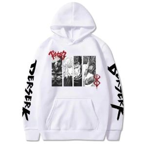 Anime Berserk Guts Grafik Hoodie Kapşonlu 11510