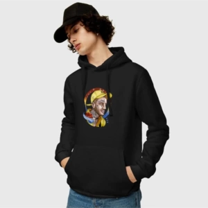 DIGERUI Lil Peep Desen Baskılı Kapşonlu Hoodie 04500