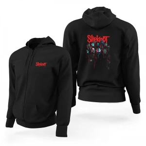 Slipknot Group Fermuarlı Kaps?onlu Sweatshirt 12932