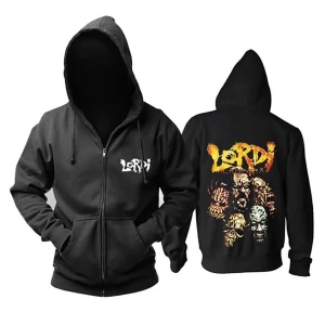 Lordi Hoodie Finland Metal Fermuarlı Kapşonlu 14042