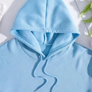 Unisex Kadın/Erkek Kanguru Cepli İpli Kapşonlu