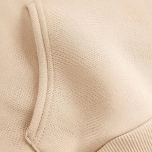 Unisex Kadın/Erkek Mantar ve Kelebek Baskılı Kanguru Cepli Büzgülü Kapüşonlu Üst