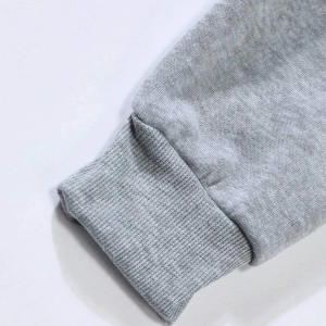 Unisex Kadın/Erkek Harf Grafik Kanguru Cepli İpli Kapüşonlu Üst