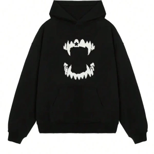 Unisex Kadın/Erkek Harajuka Sokakt Yazılı Grafik Sweat