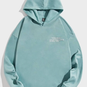 Unisex Kadın/Erkek Harajuka Sokakt Yazılı Grafik Sweat