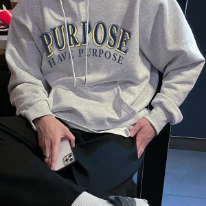 Unisex Kadın/Erkek Harajuka Sokakt Yazılı Grafik Sweat