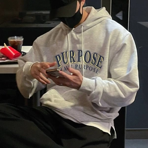 Unisex Kadın/Erkek Harajuka Sokakt Yazılı Grafik Sweat