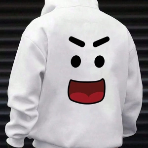 Unisex Kadın/Erkek Harajuka Sokakt Yazılı Grafik Sweat