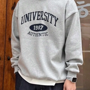 Unisex Kadın/Erkek Harajuka Sokakt Yazılı Grafik Sweat