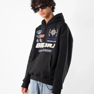 816 Racing Baskılı Oversize Unisex Beyaz