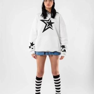 816 Stars Baskılı Oversize Unisex Beyaz