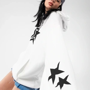 816 Stars Baskılı Oversize Unisex Beyaz