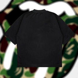 A Bathing Ape X Rolling Stones Green Boxy Fit Oversize Unisex Tshirt – Baskılı Tiş