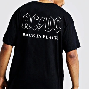 Acdc Back In Black Oversize Tişört