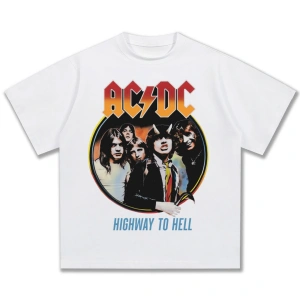 ACDC Bant Baskı Moda