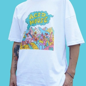 Acid House / Psychedelic Oversize Tişört