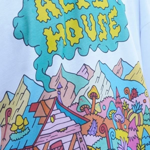 Acid House / Psychedelic Oversize Tişört