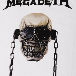 Adrift Megadeth Baskılı Beyaz Unisex Oversize