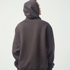 Again Oversıze Sweatshirt Hoodie Koyugrı Gri