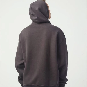 Again Oversıze Sweatshirt Hoodie Koyugrı Gri