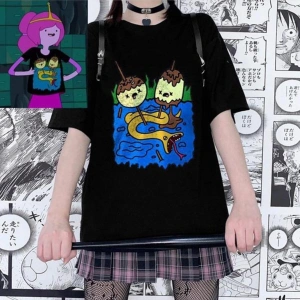 AHL Siyah Adventure Time Princess Bubble (Unisex)