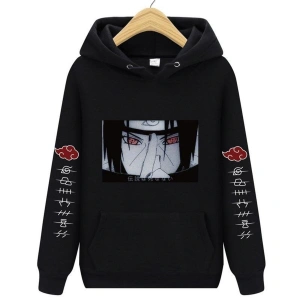 Akatsuki Naruto Unisex Kapüşonlu Hoodie 12102 Siyah