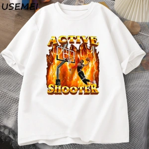 Aktif atıcı grafik T Shirt komik Meme Tshirt pamuk kısa kollu O boyun T-shirt adam elbise boy 2851