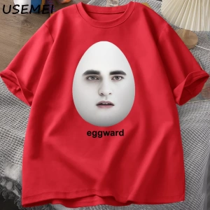 Alacakaranlık Eggward Meme T-Shirt erkekler Edward Cullen Parodi Mizah grafik TRahat  2810