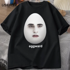 Alacakaranlık Eggward Meme T-Shirt erkekler Edward Cullen Parodi Mizah grafik TRahat  2810