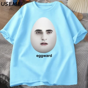 Alacakaranlık Eggward Meme T-Shirt erkekler Edward Cullen Parodi Mizah grafik TRahat  2810