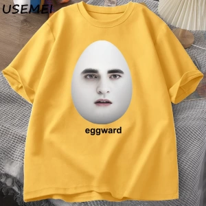 Alacakaranlık Eggward Meme T-Shirt erkekler Edward Cullen Parodi Mizah grafik TRahat  2810