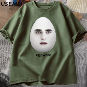 Alacakaranlık Eggward Meme T-Shirt erkekler Edward Cullen Parodi Mizah grafik TRahat  2810