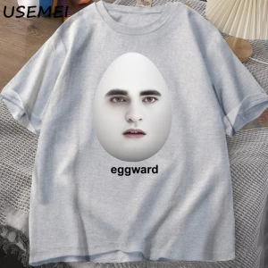 Alacakaranlık Eggward Meme T-Shirt erkekler Edward Cullen Parodi Mizah grafik TRahat  2810