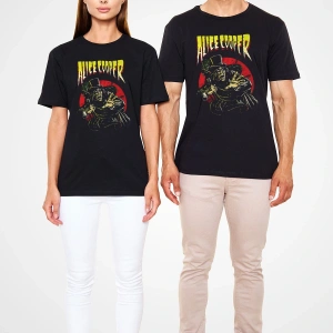 Alice Cooper Siyah Unisex Tişört T-Shirt