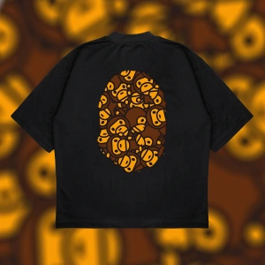 All Baby Milo Big Ape Head Tee Boxy Fit Oversize Unisex Tshirt – Baskılı Tişört |