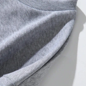 American Flag & Letter Graphic Lined Sweatshirt Gri