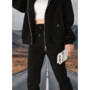 Amor Woman Kapüşonlu Tam Fermuarlı 4 Iplik Çok Kalın Yeni Stil Oversize Kadın Kışlık Eşofman Takımı