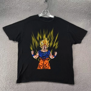 Anime Desenli Unisex Bay Bayan Tişört  Dragon Ball Z Goku Kamehameha