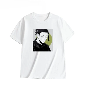 Anime Desenli Unisex Bay Bayan Tişört  Geto Karu ‌ Jujutsu hattı ‌ ‌