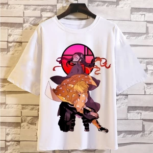Anime Desenli Unisex Bay Bayan Tişört  iblis avcısı