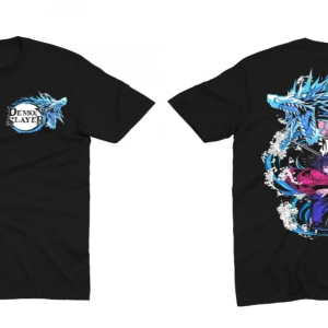 Anime Desenli Unisex Bay Bayan Tişört  Iblis avcısı Kamado Tanjiro