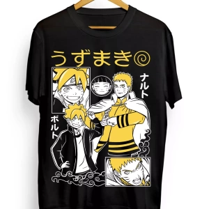 Anime Desenli Unisex Bay Bayan Tişört  Itachi Uchiha Manga Naruto Uzumaki