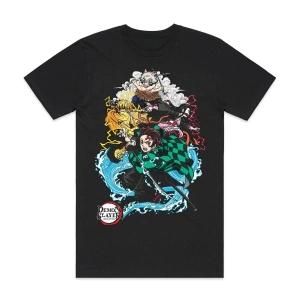 Anime Desenli Unisex Bay Bayan Tişört  Japon iblis avcısı