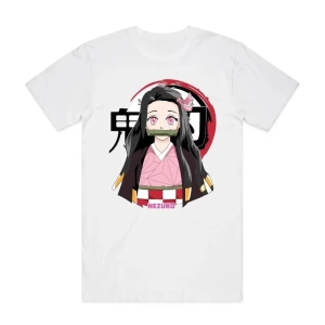 Anime Desenli Unisex Bay Bayan Tişört  JaponKanao Kamado Nezuko Slayer